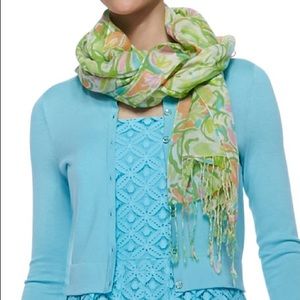 Lilly Pulitzer Murfee Silk & Cashmere Print Scarf